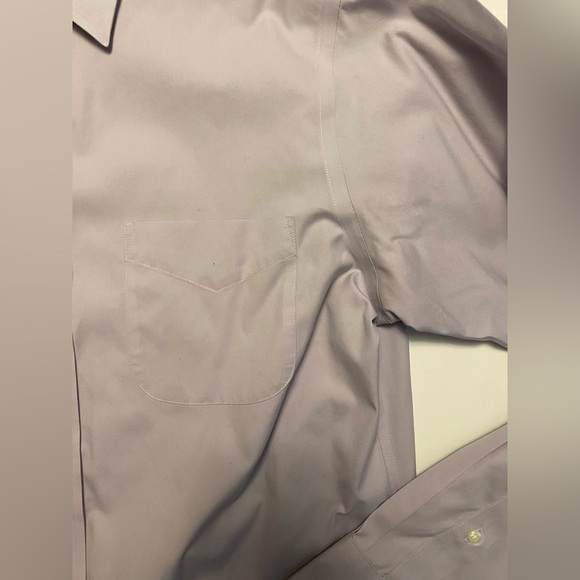 Jos A Bank Travelers Collection Button Down Shirt Purple 15.5 - Picture 5 of 5